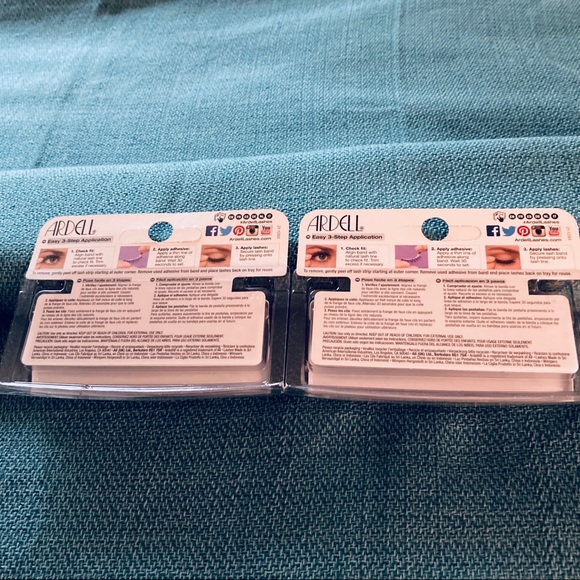 4 Pkgs Ardell #105 Eyelashes 2 Natural 2 Glamour - Picture 5 of 5